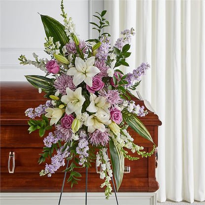Grateful Hearts Standing Spray –  Joya Flowers, Central Islip NY