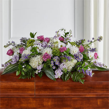 Meadows of Serenity Casket Spray –  Joya Flowers, Central Islip NY