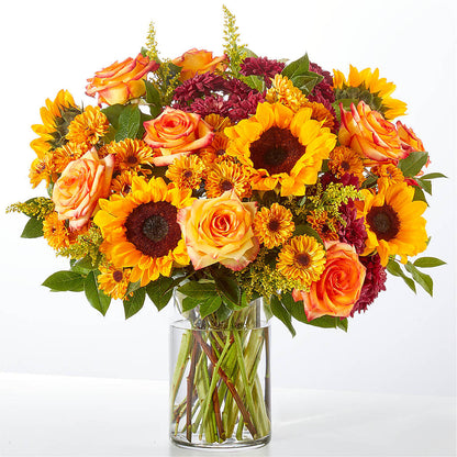 Flannel Scarf Bouquet –  Joya Flowers, Central Islip NY