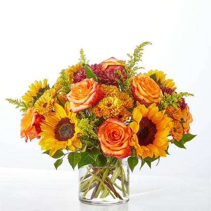 Flannel Scarf Bouquet –  Joya Flowers, Central Islip NY