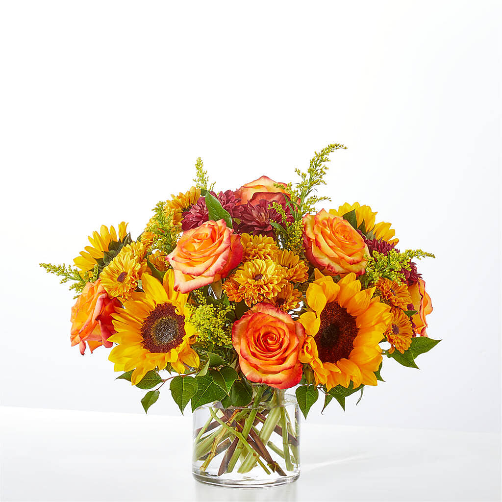Flannel Scarf Bouquet –  Joya Flowers, Central Islip NY