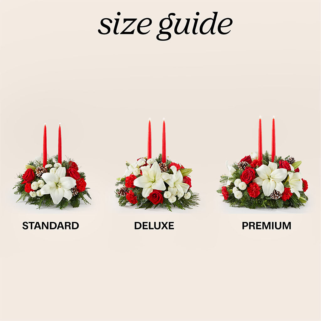 Seasonal Festivities Centerpiece –  Joya Flowers, Central Islip NY