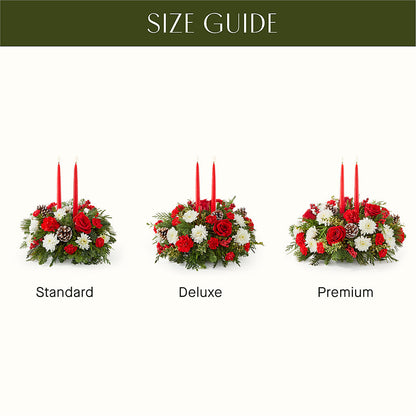 Holiday Soiree Centerpiece –  Joya Flowers, Central Islip NY