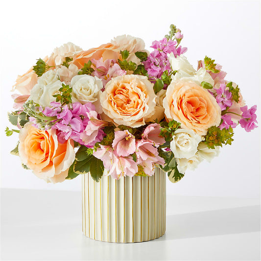 Paradise Bouquet with Ivory Vase –  Joya Flowers, Central Islip NY