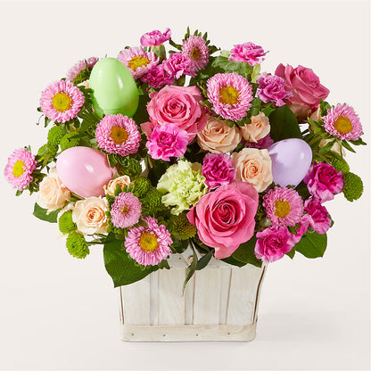 Get Eggcited Basket –  Joya Flowers, Central Islip NY