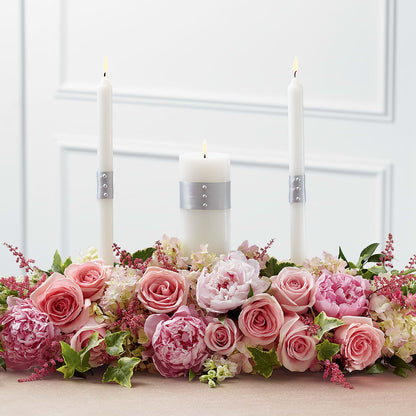 Worldwide Romance Unity Candle Arrangement –  Joya Flowers, Central Islip NY