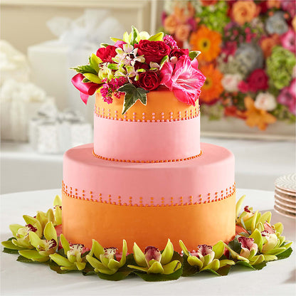 Sweet Citrus Cake Decor –  Joya Flowers, Central Islip NY