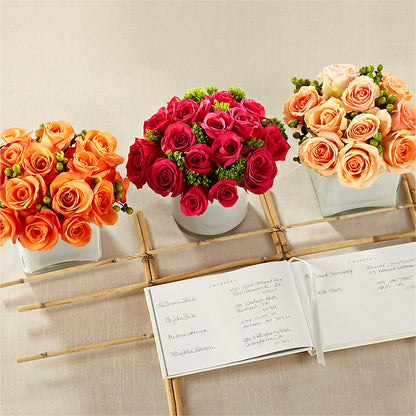 Dawn Rose Centerpiece –  Joya Flowers, Central Islip NY